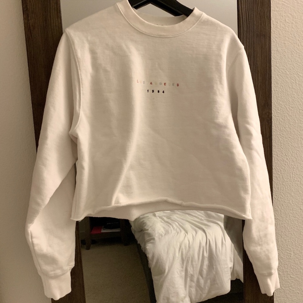 Brandy Melville LA cropped sweatshirt